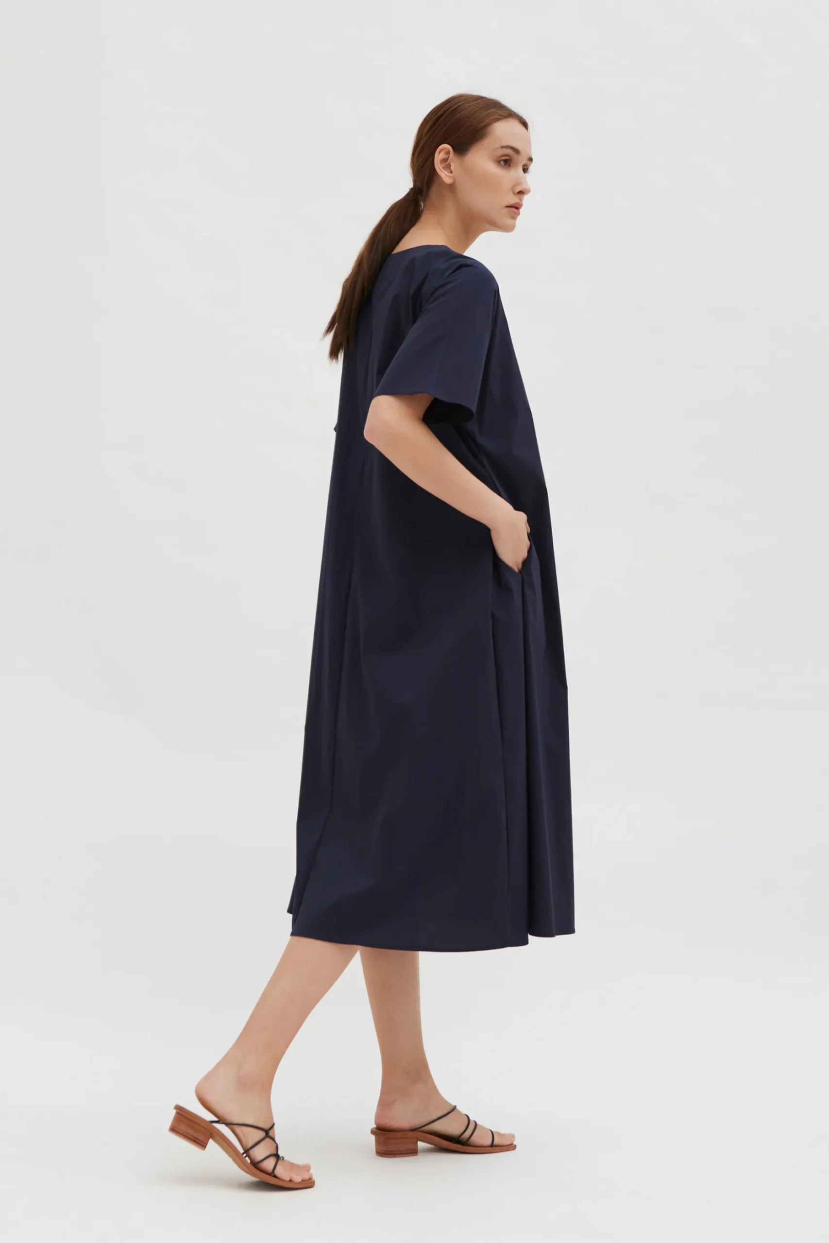 Relaxed V-Neck Dress