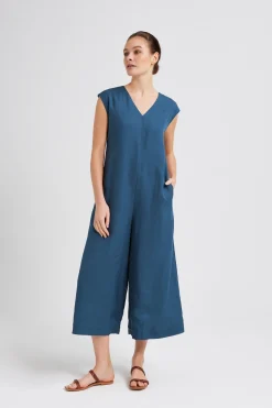 Relaxed V-Neck Jumpsuit