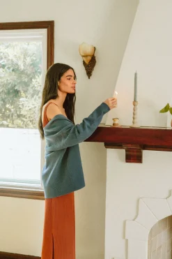 Ribbed Knit Cardigan
