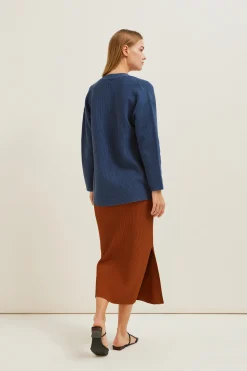 Ribbed Knit Cardigan