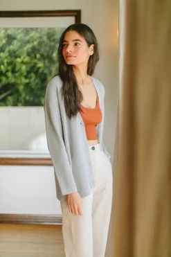 Ribbed Knit Cardigan