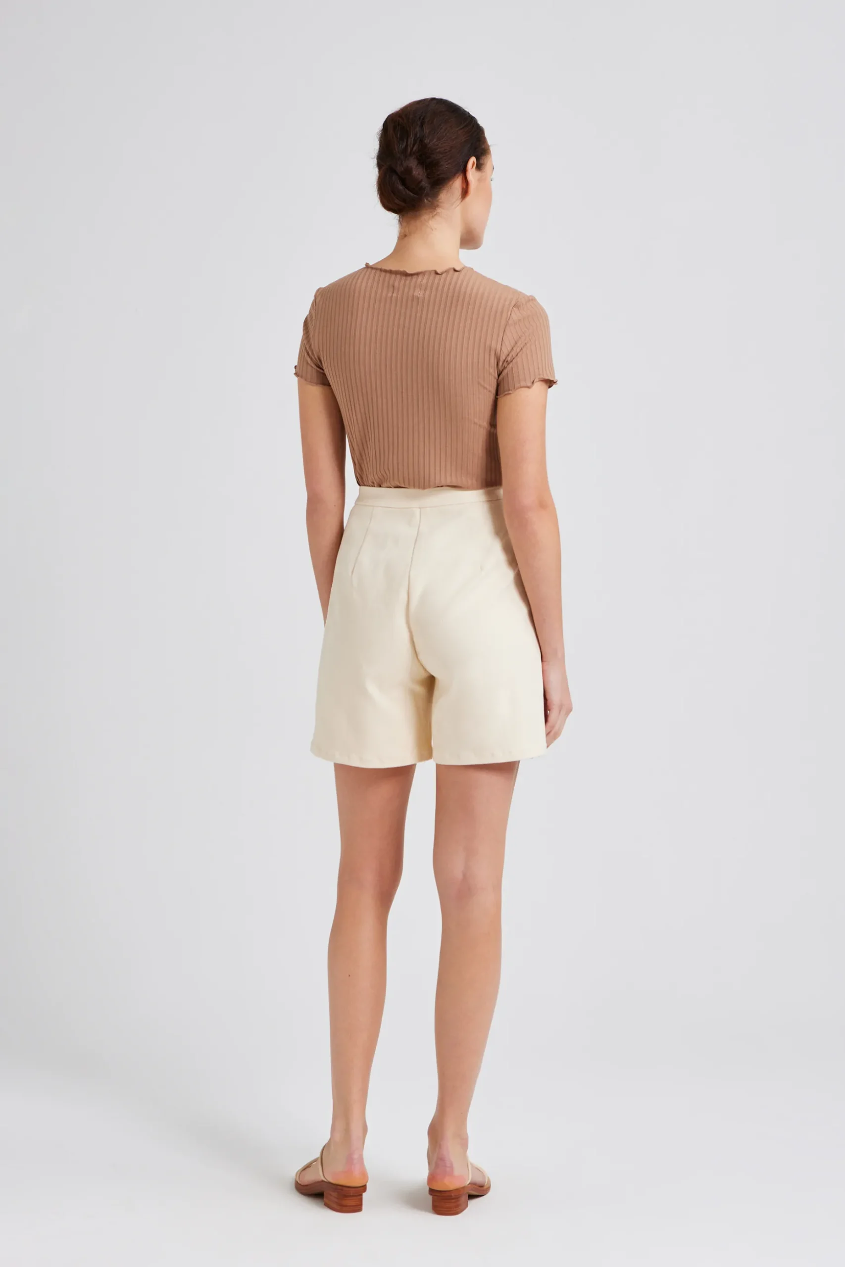 Ribbed Knit Tee