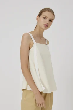 Ribbon Linen Top
