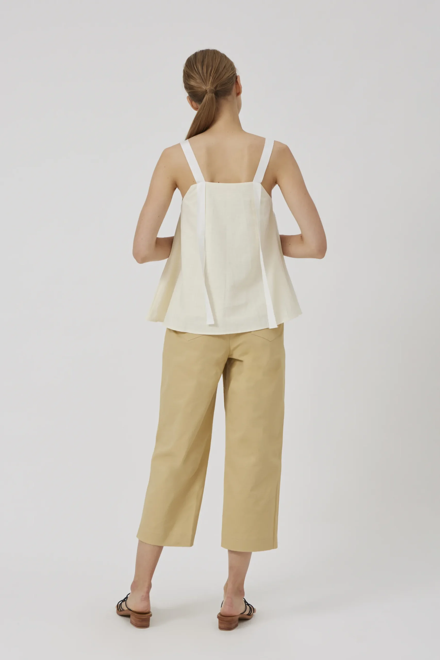 Ribbon Linen Top
