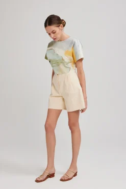 River Organic Cotton Cropped Top