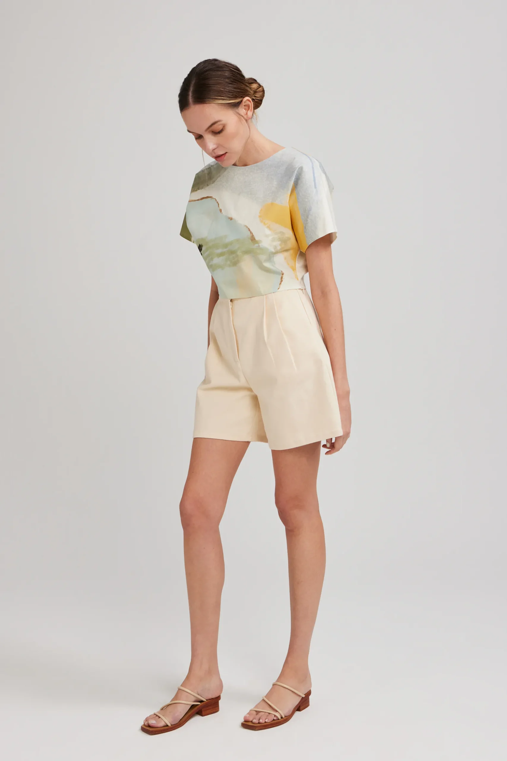 River Organic Cotton Cropped Top