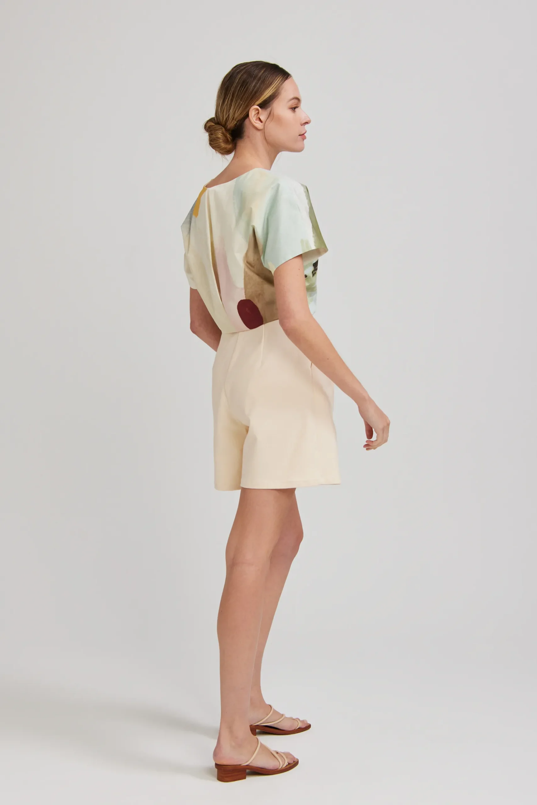 River Organic Cotton Cropped Top