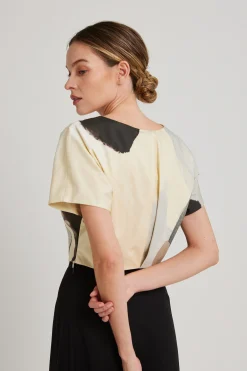 River Organic Cotton Cropped Top