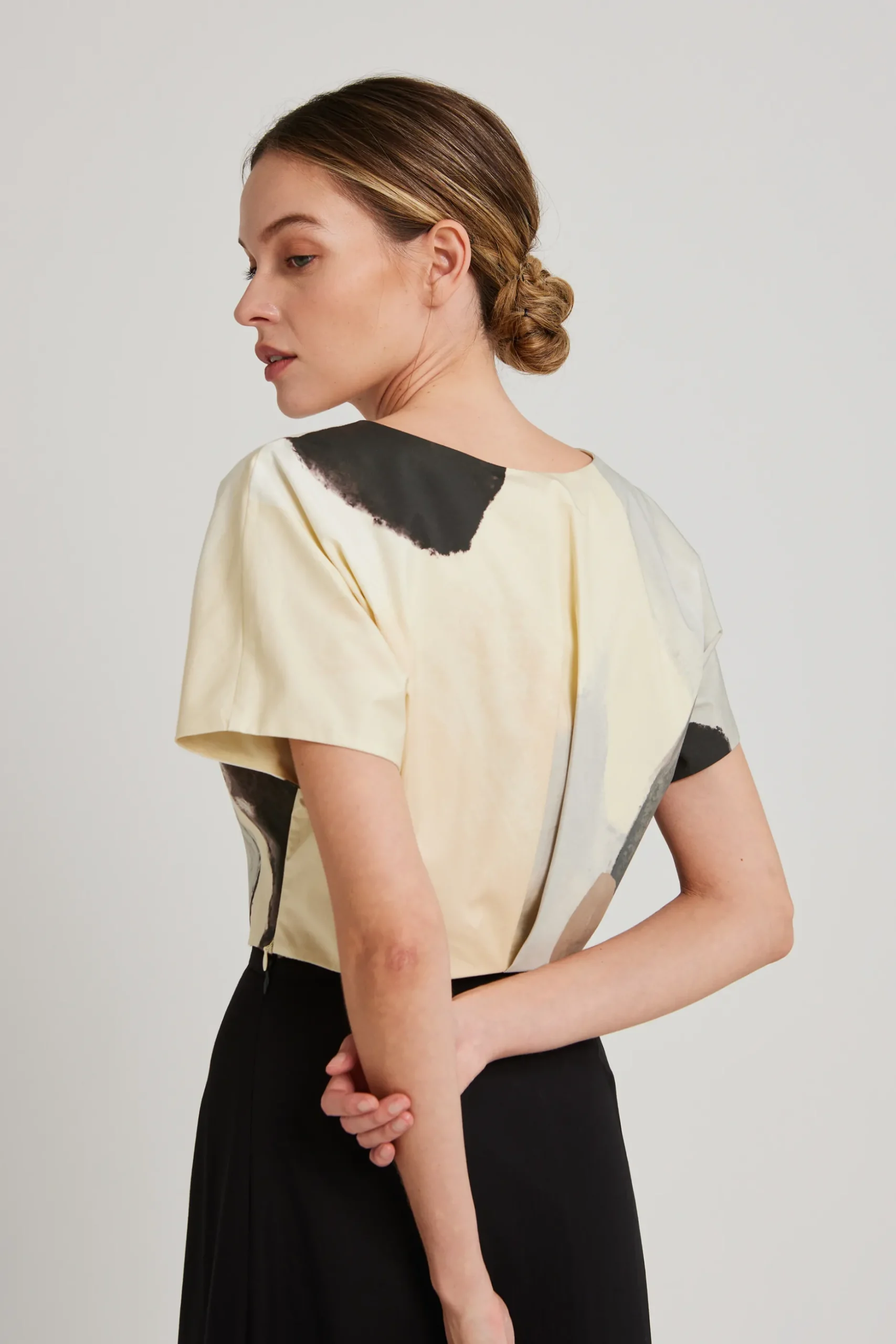 River Organic Cotton Cropped Top