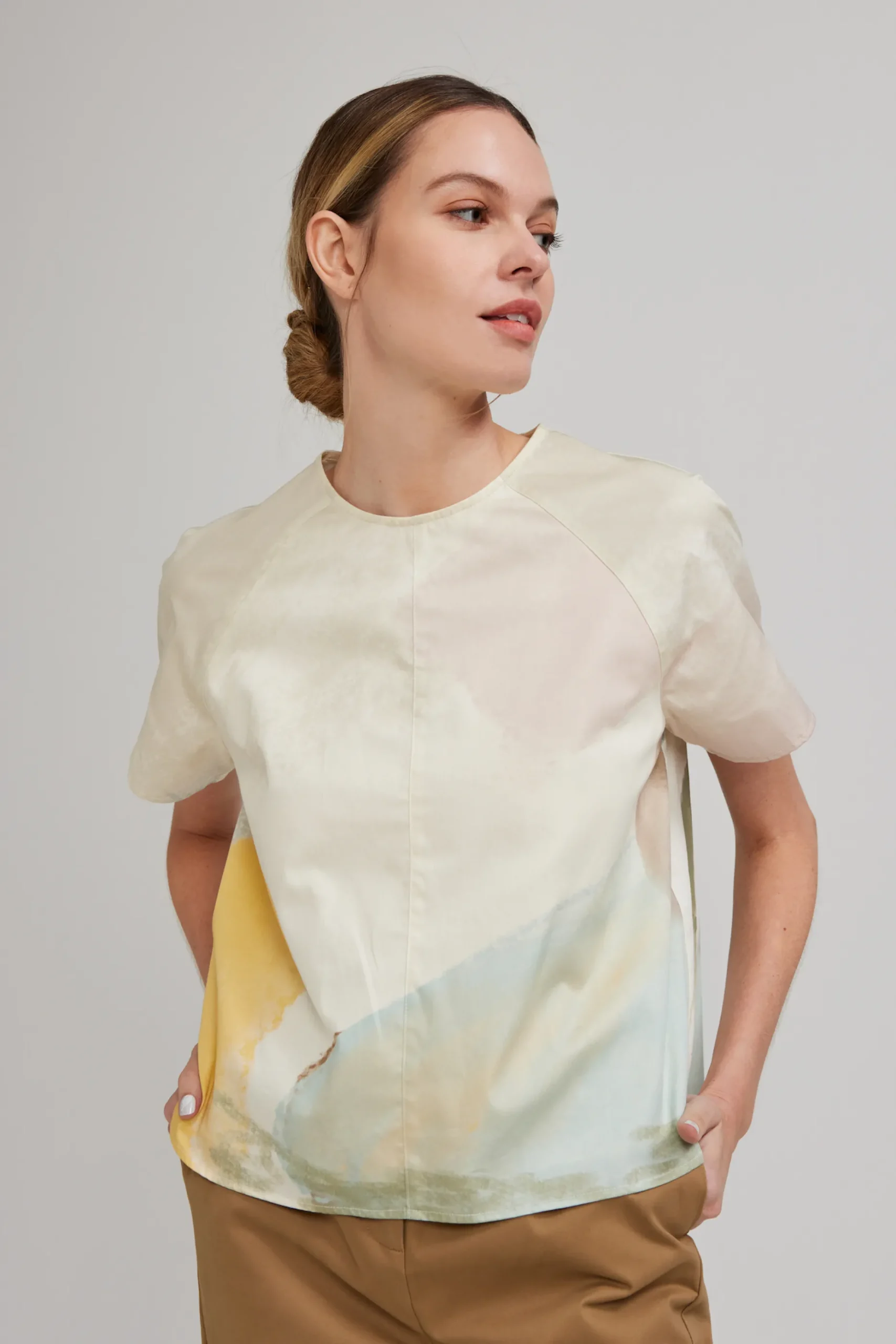 River Raglan Shift Top