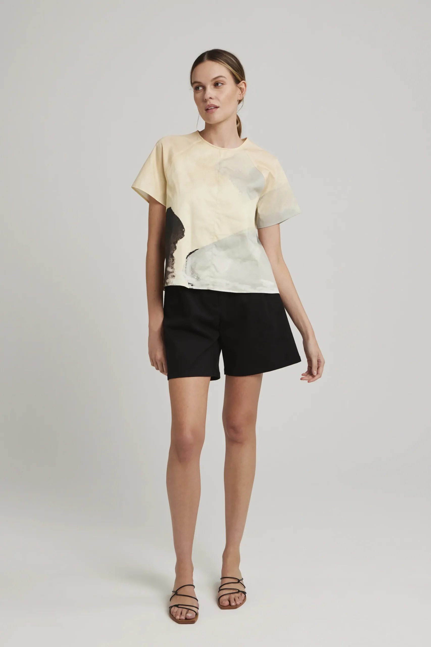 River Raglan Shift Top