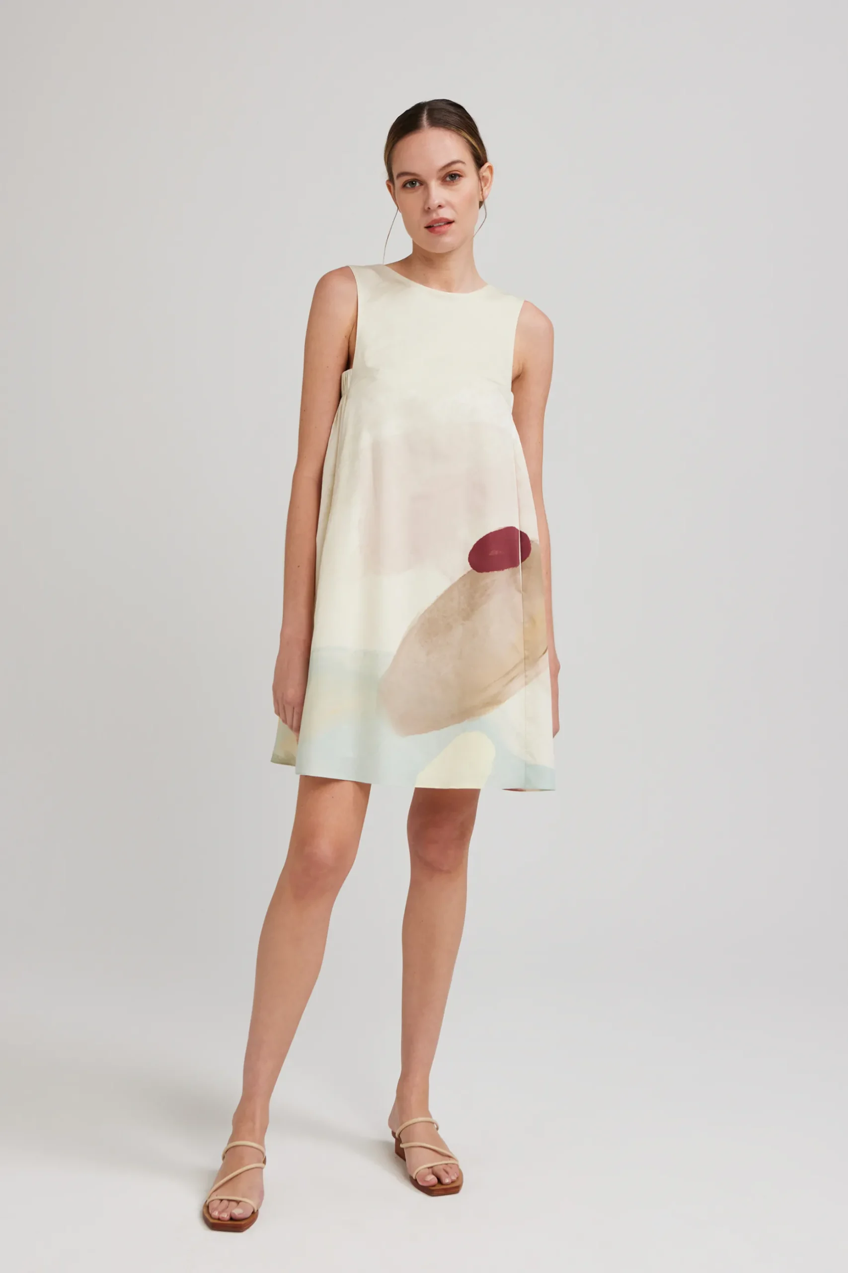River V-Back Shift Dress