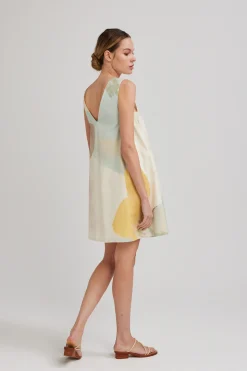 River V-Back Shift Dress