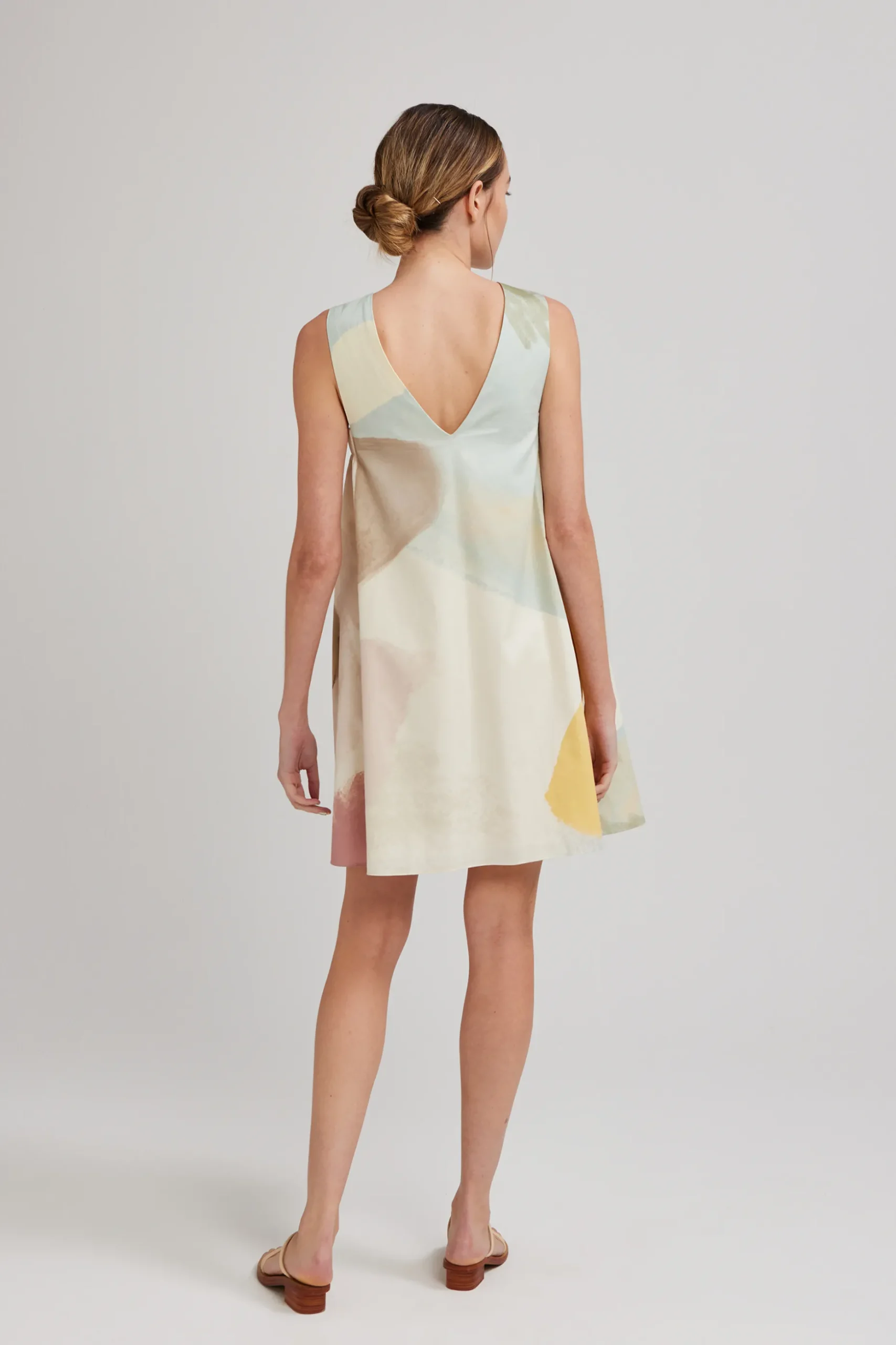 River V-Back Shift Dress