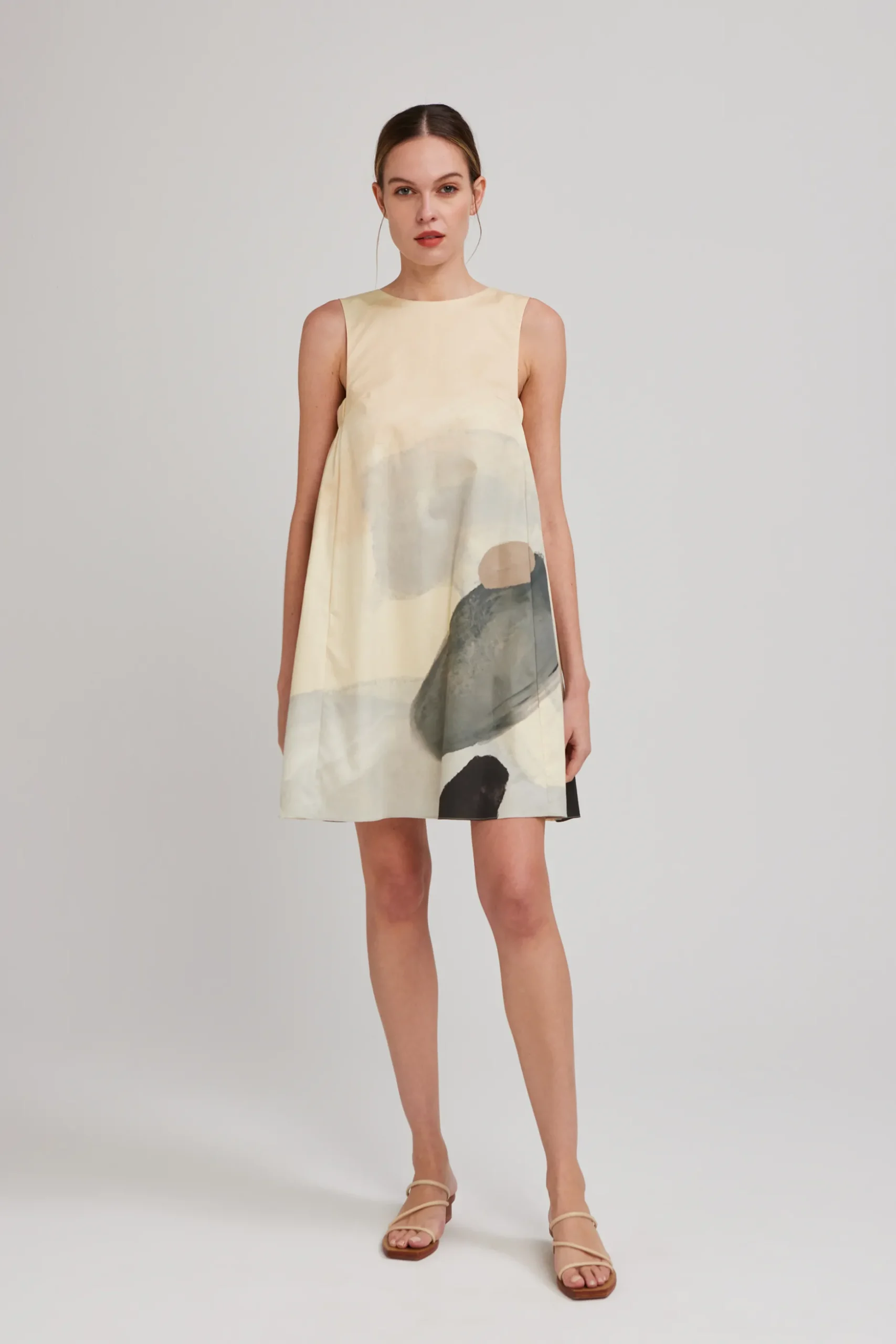 River V-Back Shift Dress