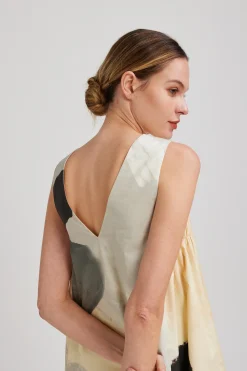 River V-Back Shift Dress