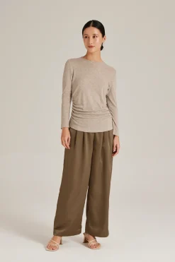 Ruched Jersey Top