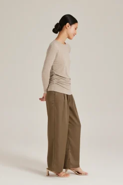 Ruched Jersey Top