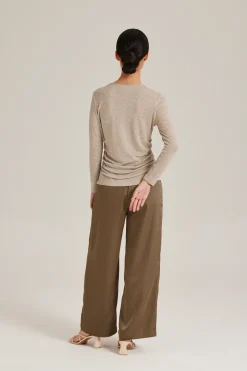 Ruched Jersey Top
