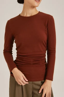 Ruched Jersey Top