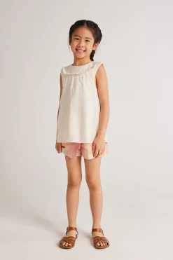 Ruffle Collar Top