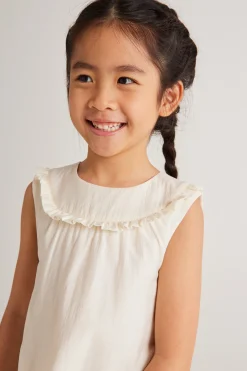 Ruffle Collar Top