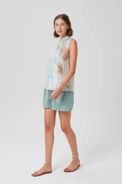 Savour Gathered Shift Top