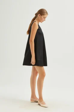 Scoop-Neck Swing Dress
