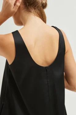 Scoop-Neck Swing Dress