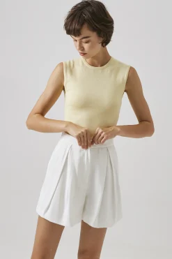 Sleeveless Viscose Knit Top