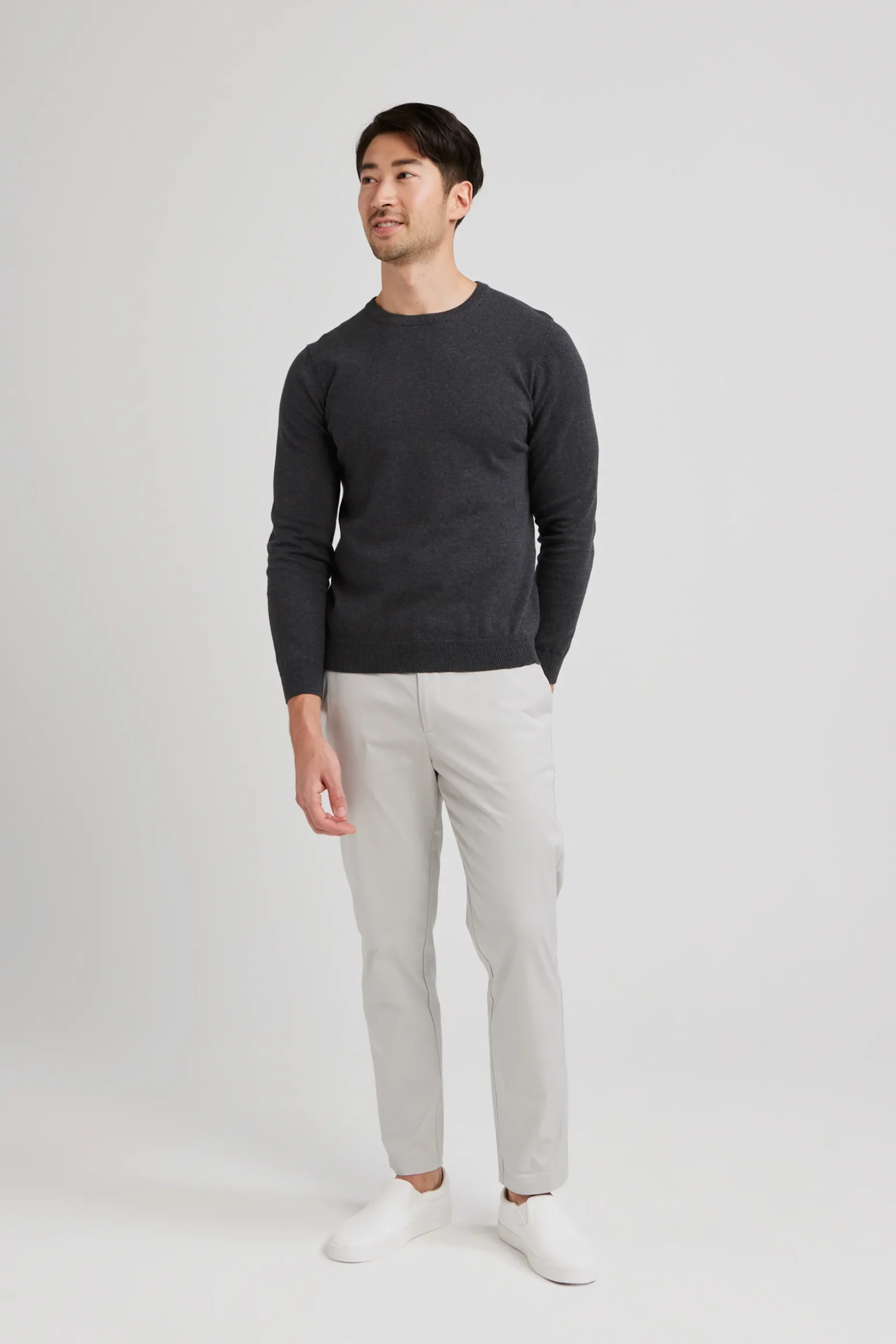 Slim Fit Cotton Chino Trousers