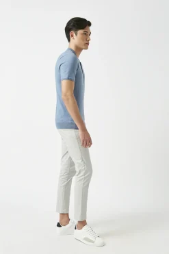 Slim Fit Cotton Chino Trousers