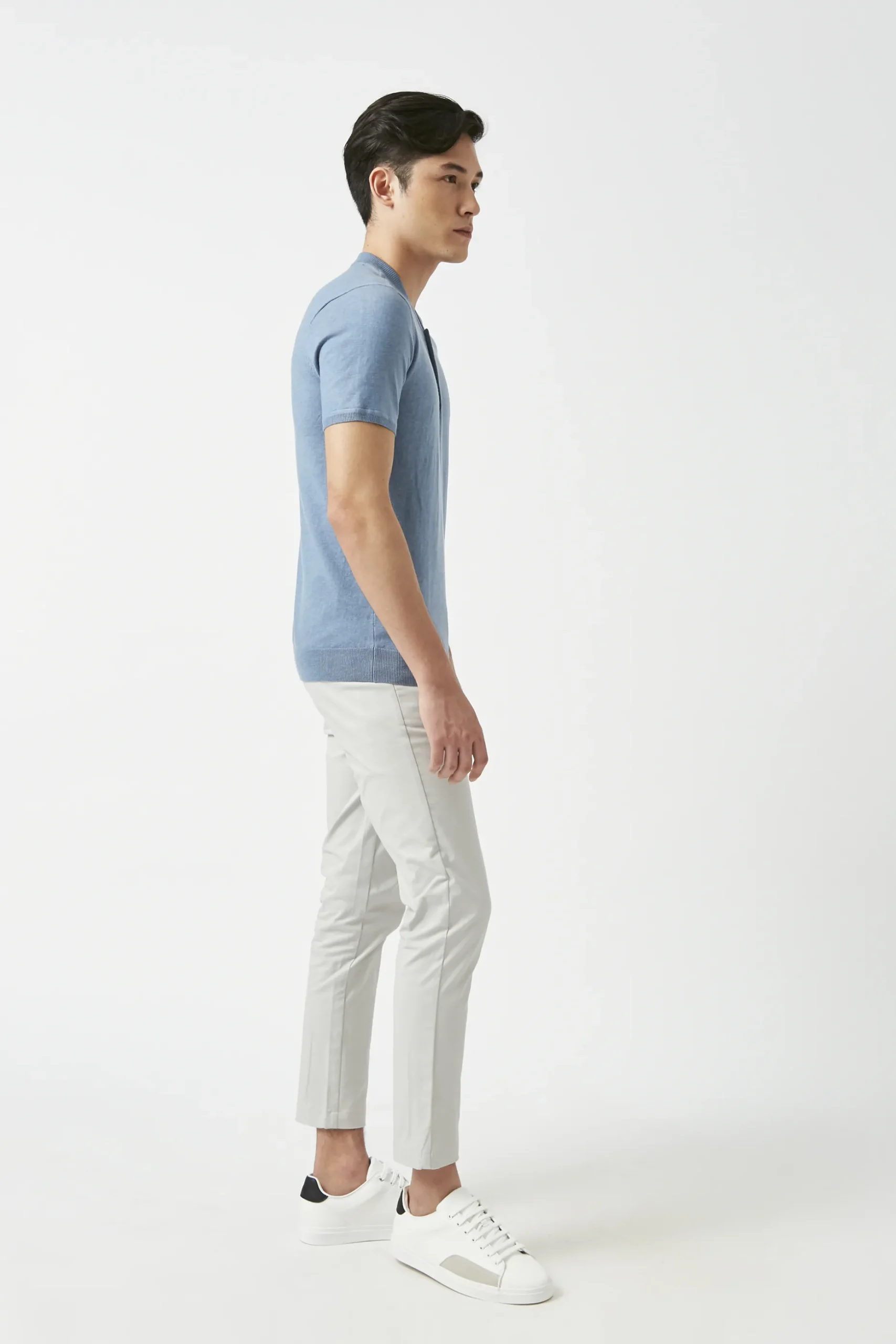 Slim Fit Cotton Chino Trousers