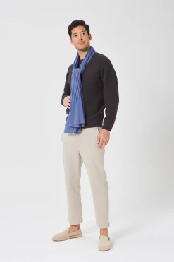 Soft Ribbed Knit Scarf