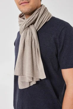 Soft Ribbed Knit Scarf