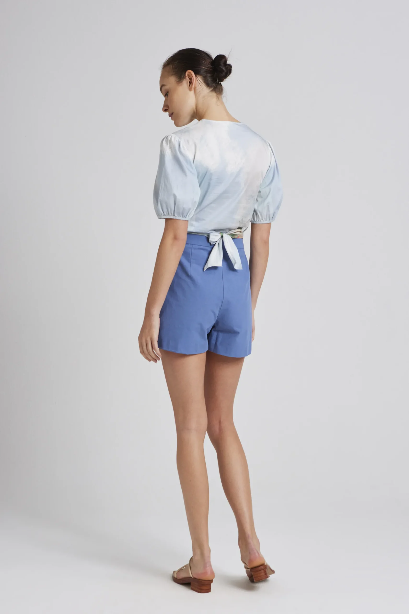 Soleil Cotton Wrap Top