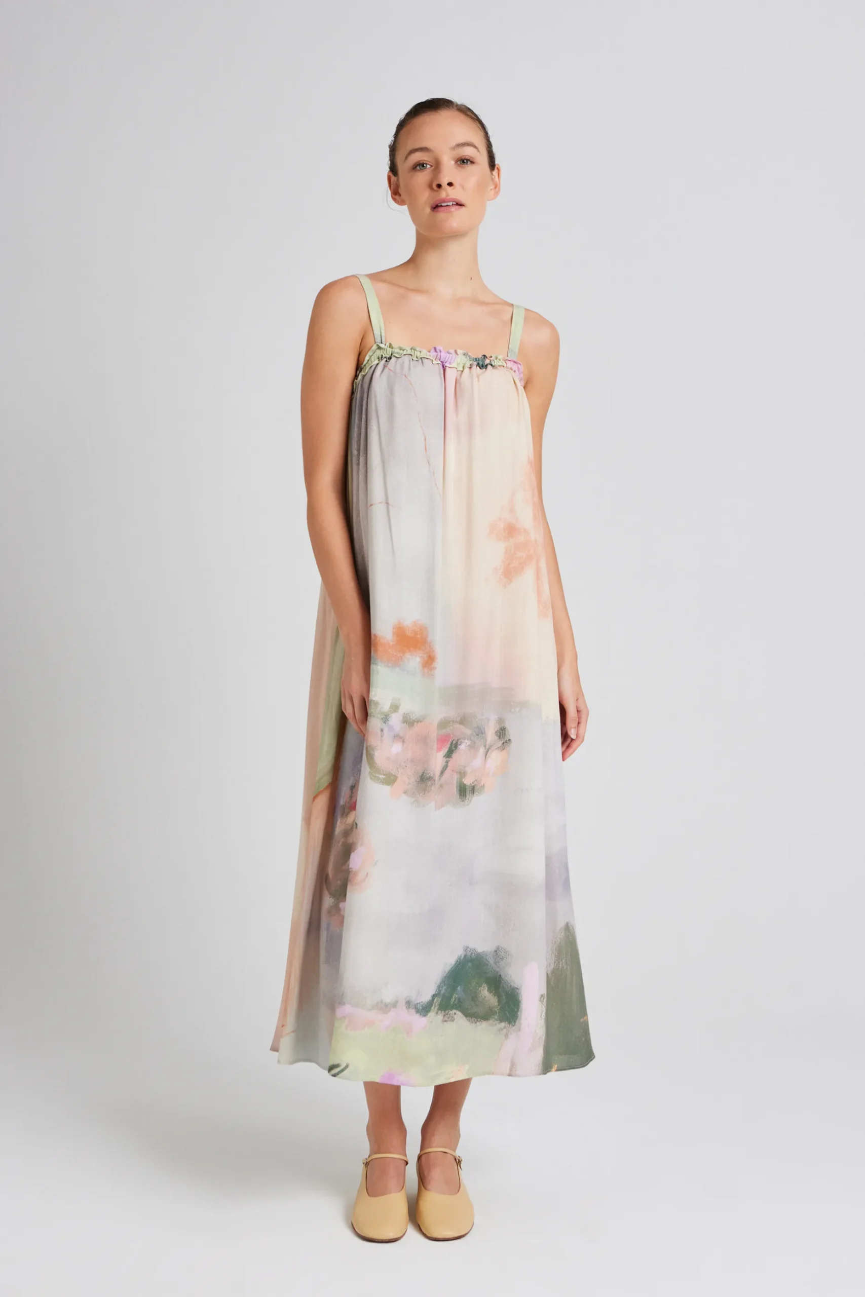 Soleil Rayon Tent Dress