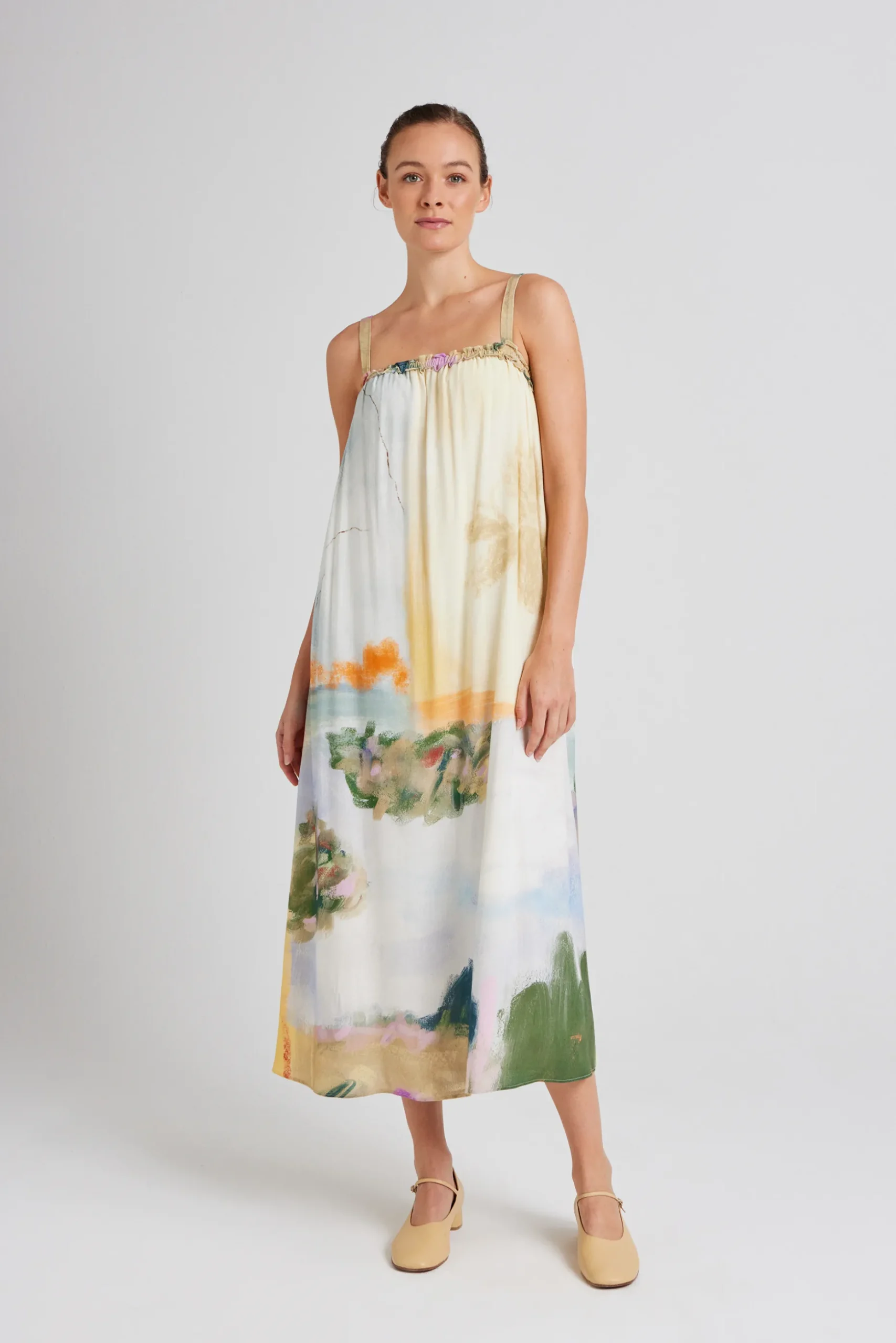 Soleil Rayon Tent Dress