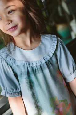 Soleil Ruffle Collar Dress