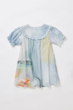 Soleil Ruffle Collar Dress