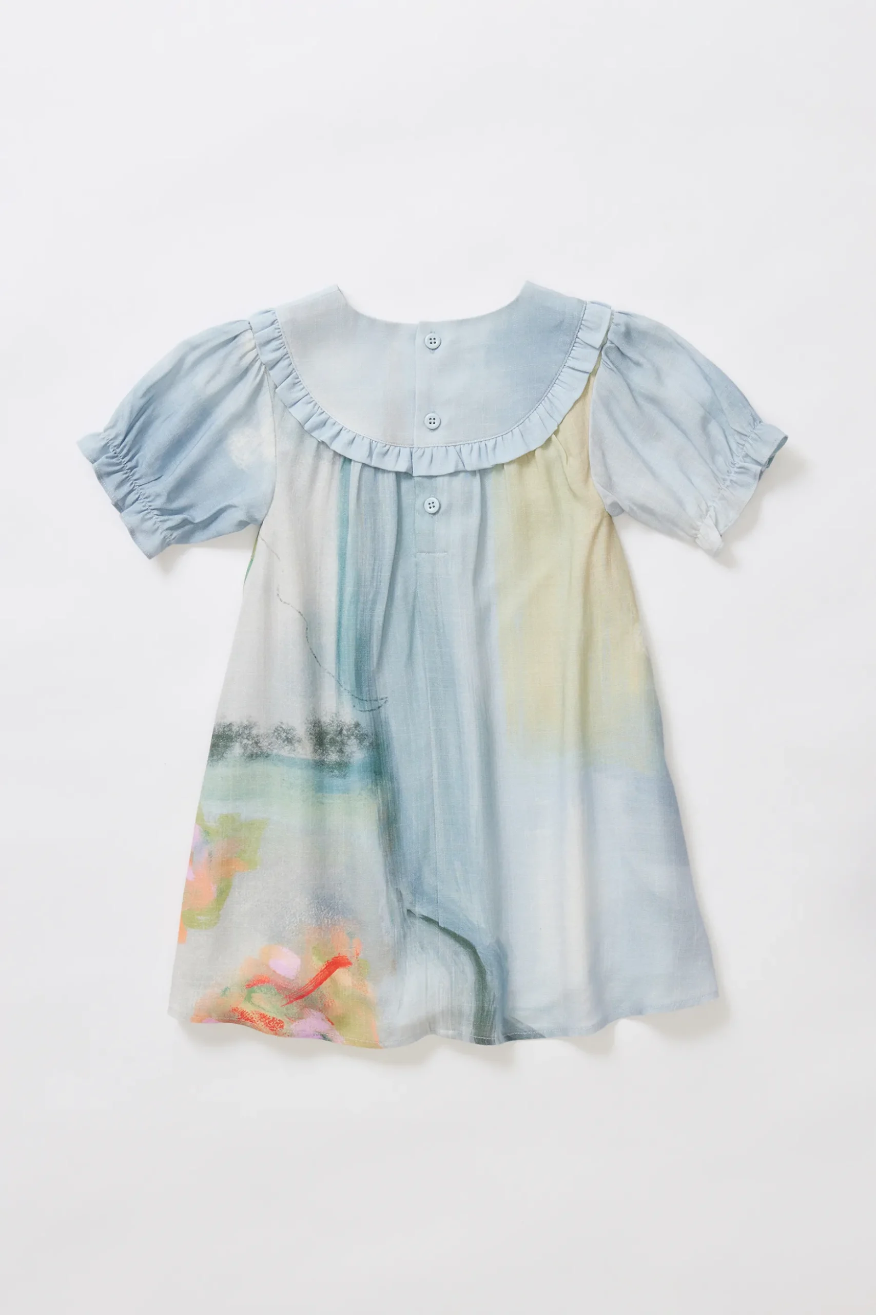 Soleil Ruffle Collar Dress