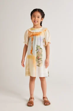 Soleil Ruffle Collar Dress