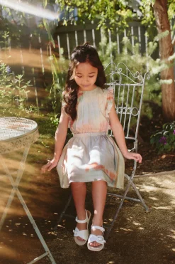 Soleil Ruffle Sleeve Dress