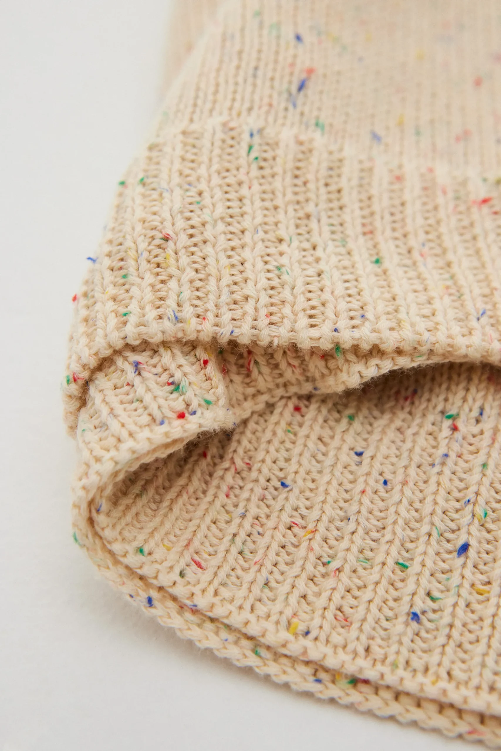 Speckled Knitted Throw Blanket