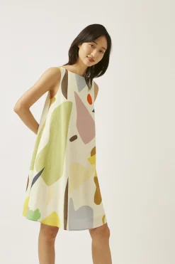 Splendour Boat-Neck Shift Dress