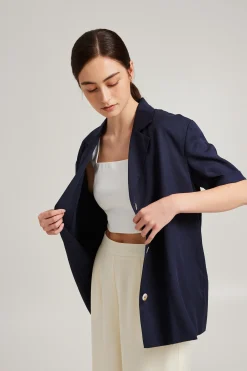 Square-Neck Jersey Crop Top