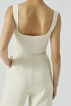 Square-Neck Jumpsuit