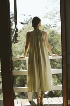 Square-Neck Maxi Dress