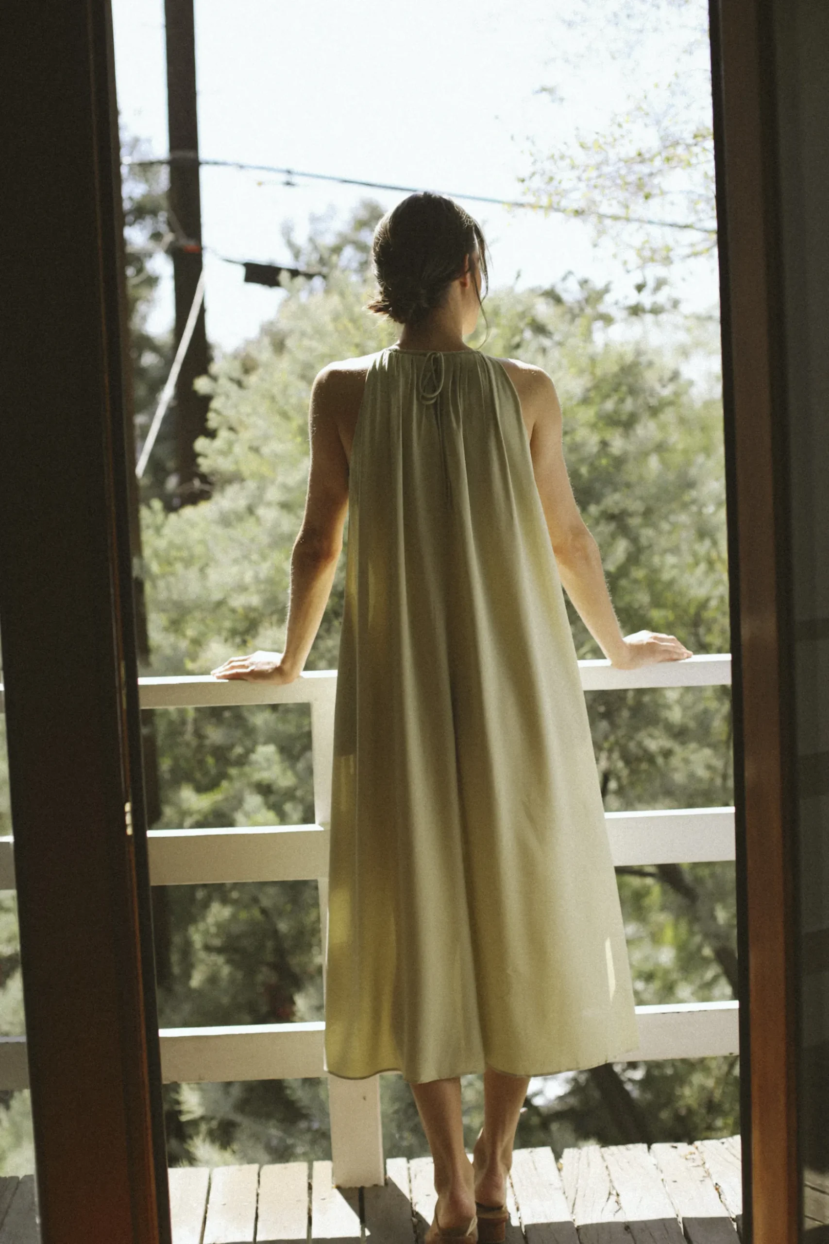 Square-Neck Maxi Dress