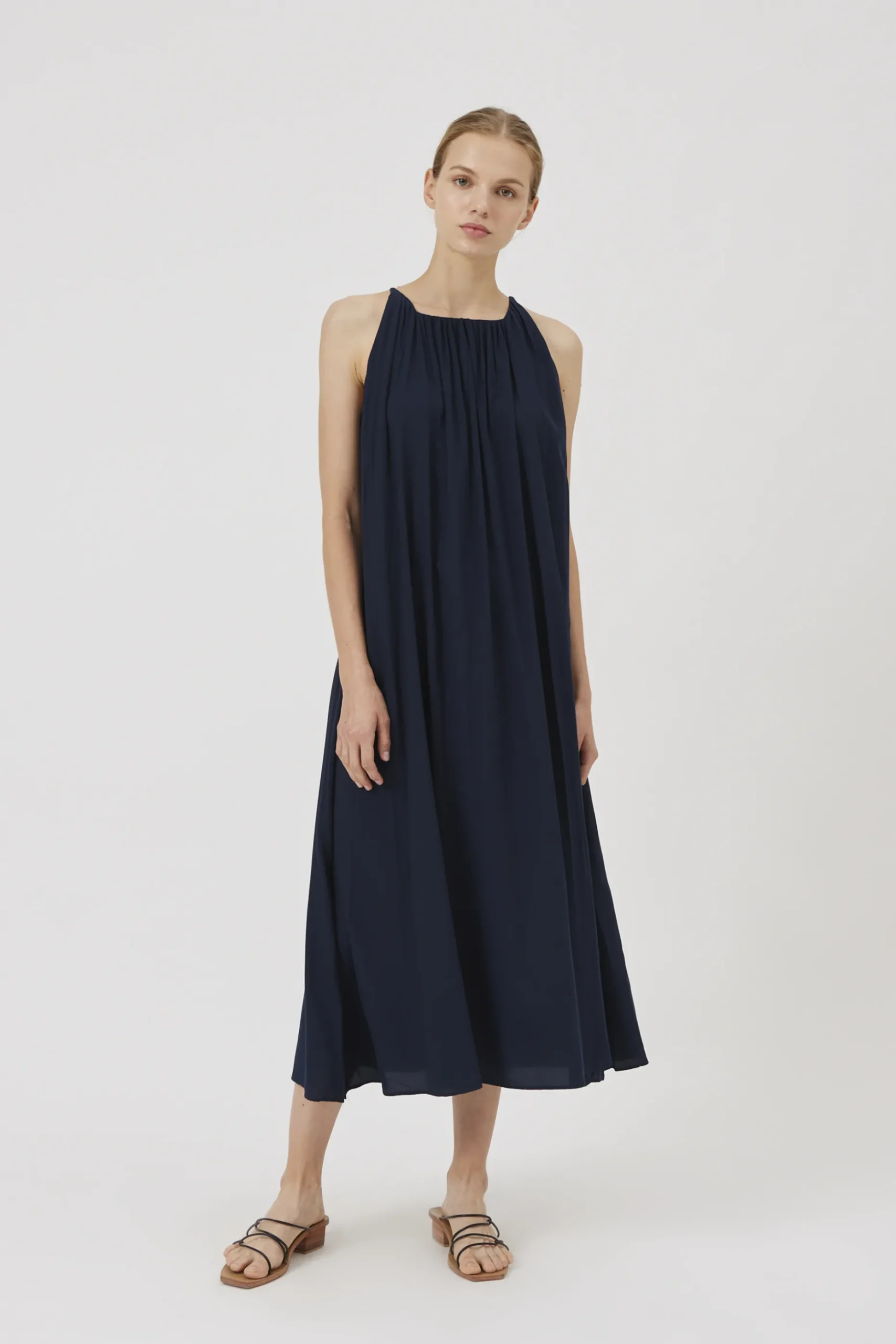 Square-Neck Maxi Dress